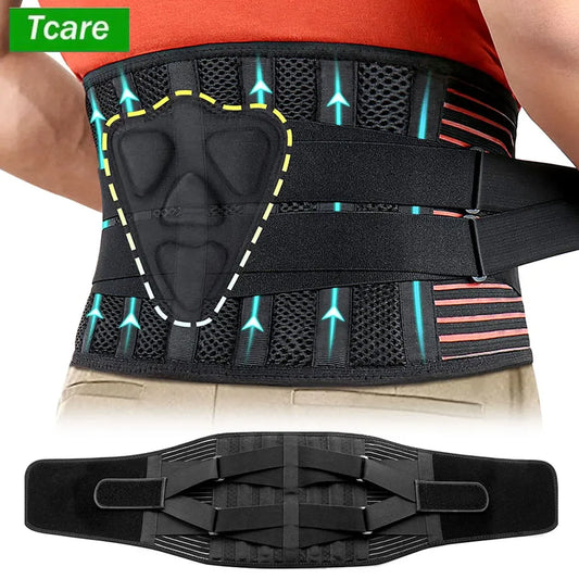 Denno’s-Support Back Belt – Adjustable weightlifting back brace for lumbar support and posture correction. Ideal for powerlifting, workouts, and back pain relief.