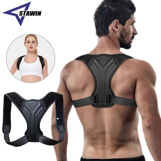 Denno's-Posture Corrector Belt – Adjustable weightlifting back brace for lumbar support and posture correction. Ideal for powerlifting, workouts, and back pain relief.