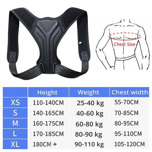 Denno's-Posture Corrector Belt – Adjustable weightlifting back brace for lumbar support and posture correction. Ideal for powerlifting, workouts, and back pain relief.