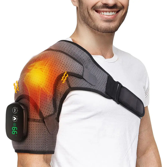 Denno’s-USB Electrically Heated Shoulder Pads – Therapeutic heat pads for muscle recovery and pain relief. Perfect for soothing aches, improving circulation, and enhancing relaxation after workouts.