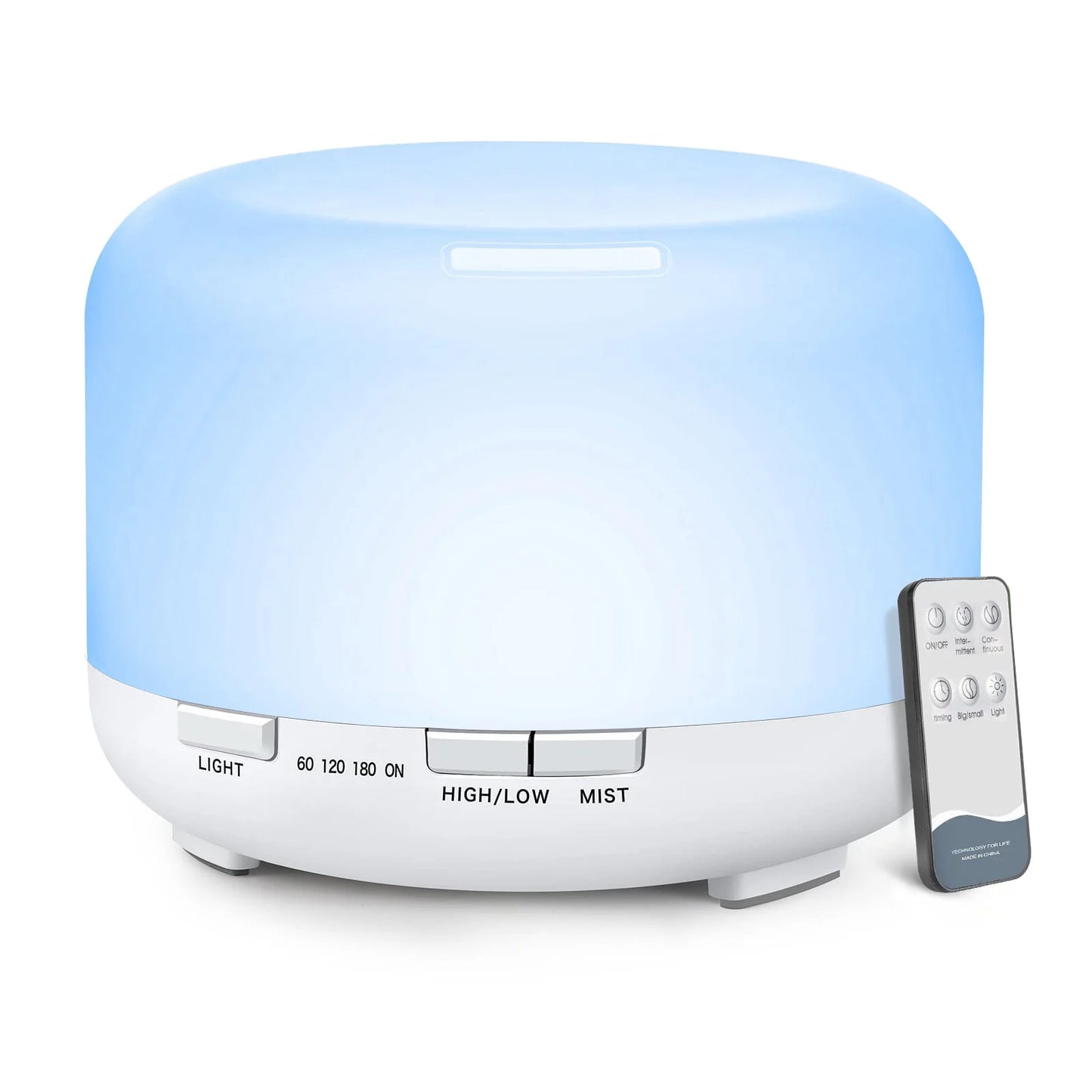 Denno’s-500ML Essential Oil Aroma Diffuser – Ultrasonic aromatherapy diffuser for essential oils. Enhances relaxation, air quality, and mood with soothing mist and LED lighting.