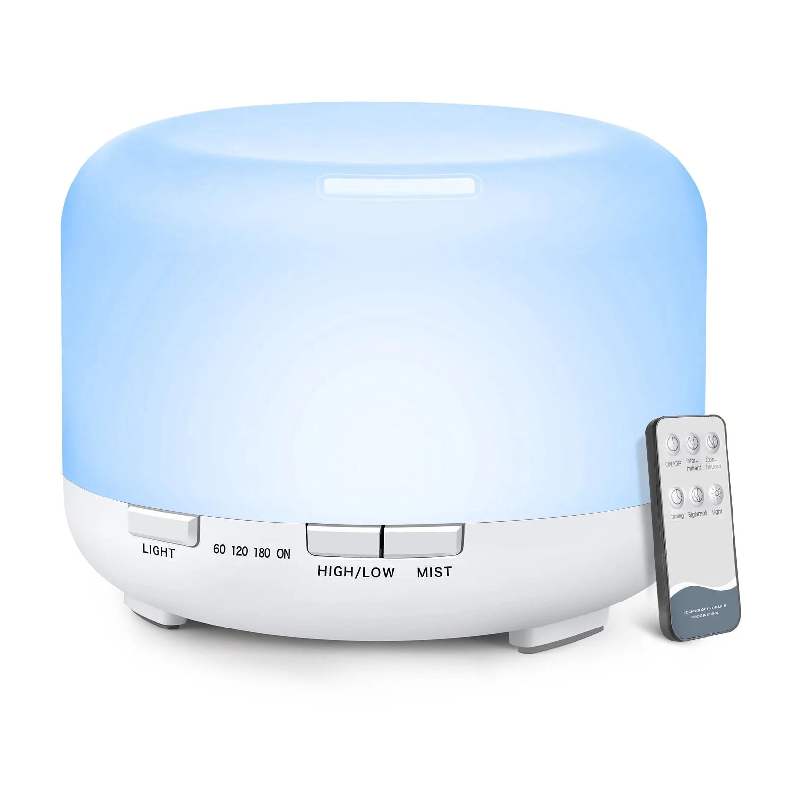 Denno’s-500ML Essential Oil Aroma Diffuser – Ultrasonic aromatherapy diffuser for essential oils. Enhances relaxation, air quality, and mood with soothing mist and LED lighting.