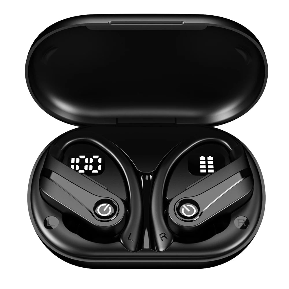 Denno’s-200H Battery Wireless Earbuds with Mic – Advanced fitness and health watch with heart rate monitoring, step tracking, and sleep analysis. Perfect for workouts and daily activity tracking.