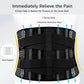 Denno’s-Support Back Belt – Adjustable weightlifting back brace for lumbar support and posture correction. Ideal for powerlifting, workouts, and back pain relief.