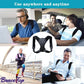 Denno's-Posture Corrector Belt – Adjustable weightlifting back brace for lumbar support and posture correction. Ideal for powerlifting, workouts, and back pain relief.