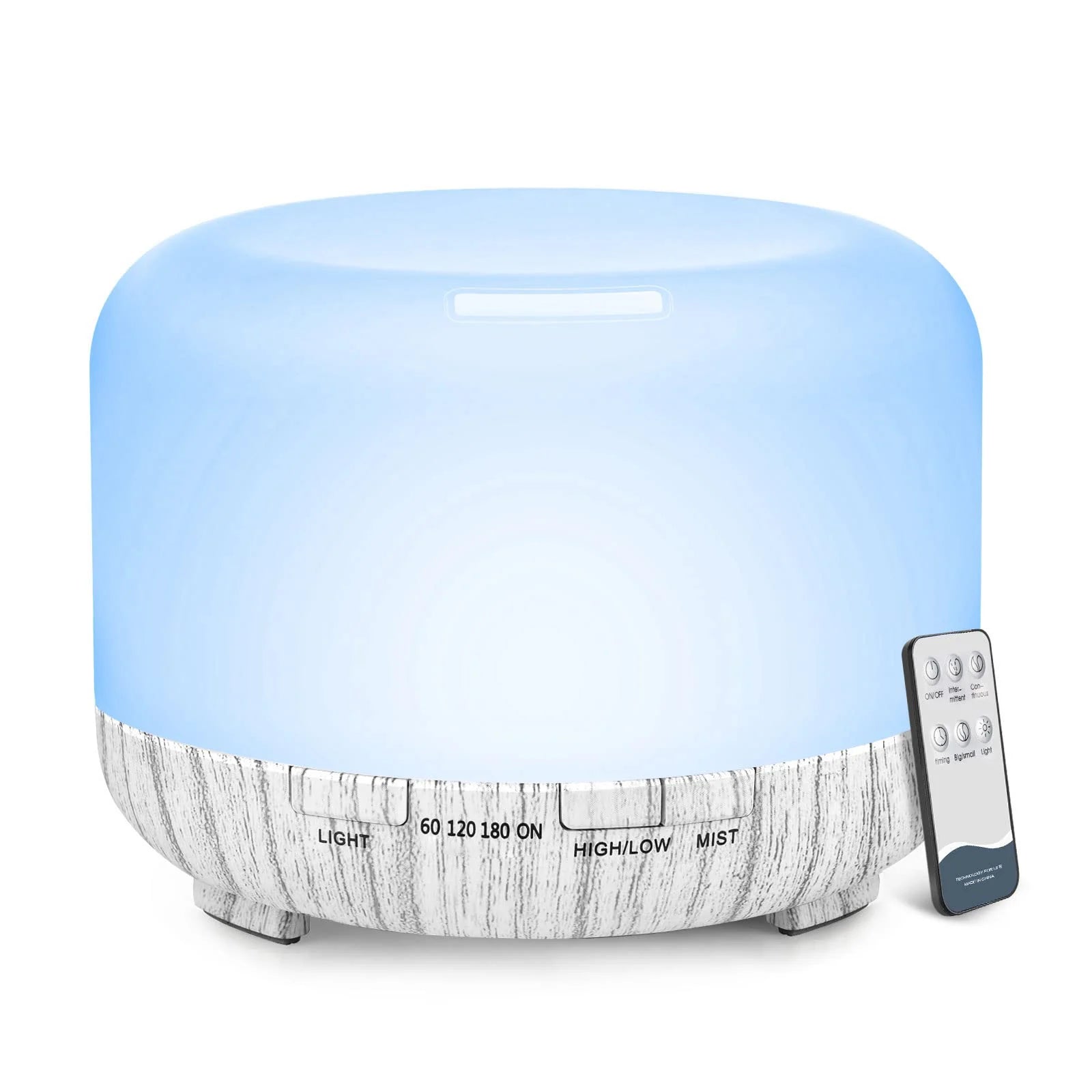 Denno’s-500ML Essential Oil Aroma Diffuser – Ultrasonic aromatherapy diffuser for essential oils. Enhances relaxation, air quality, and mood with soothing mist and LED lighting.