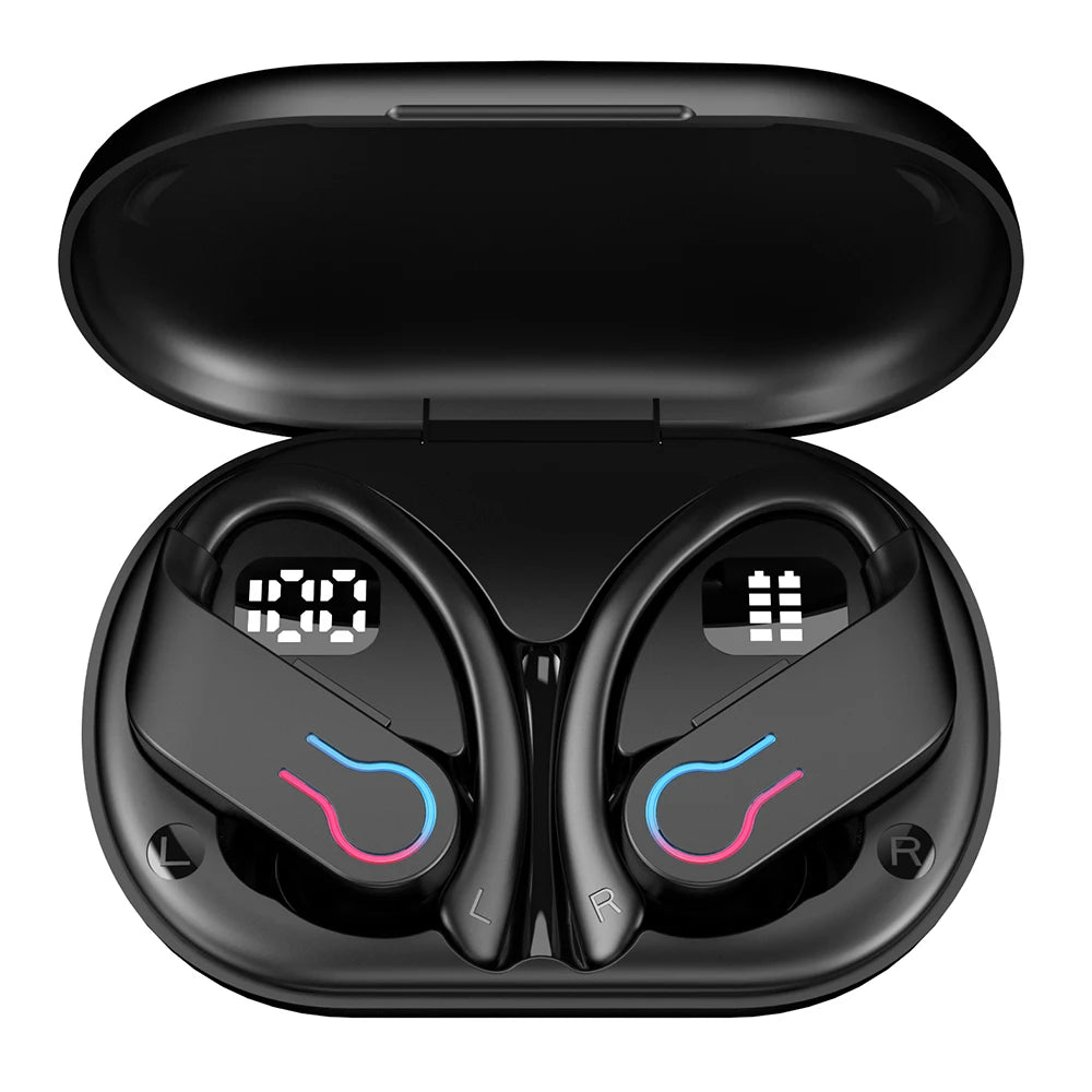 Denno’s-200H Battery Wireless Earbuds with Mic – Advanced fitness and health watch with heart rate monitoring, step tracking, and sleep analysis. Perfect for workouts and daily activity tracking.
